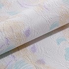 Бумажные обои Ракушка 03-42, 0,53х10,05м, золото/бирюза - фото 24578478