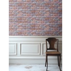 Бумажные обои Пермские обои «Кирпичи 301-02», 0.53×10.05 м, цвет розовый/сиреневый/серый - Фото 2