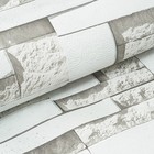 Бумажные обои «Рим 305-017», 0.53×10.05 м, серый - Фото 4