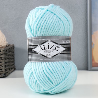 Пряжа "Superlana Maxi" 75% акрил, 25% шерсть 100м/100гр (522)