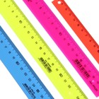 Набор пластиковых линеек Calligrata, 4 штуки (15, 20, 25 и 30 см), непрозрачные, МИКС - Фото 4