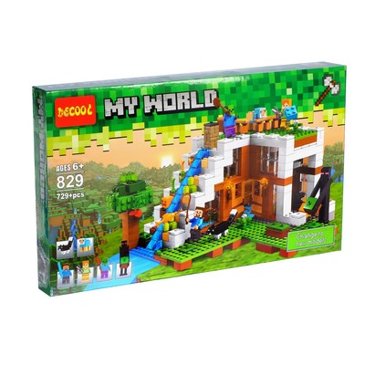 Конструктор Мой мир «Подводный замок», 729 деталей, уценка