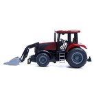 УЦЕНКА Трактор инерционный «Сельскохозяйственный», бордовый - Фото 2