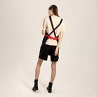 Фартук для мастера, цвет чёрный/красный - фото 24453668