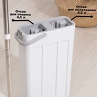 Швабра с отжимом и ведром Raccoon, швабра ПВА, ведро с отсеком для вертикального отжима 4.5 л, отсек для полоскания 2.5 л - Фото 3