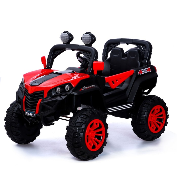 Электромобиль «Квадроцикл», 4WD полный привод, цвет красный - Фото 1