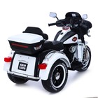 Электромотоцикл «Трайк», 2-х местный, 2 мотора, цвет чёрно-белый - Фото 3