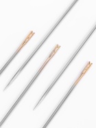 Иглы швейные Арт Узор, с золотым ушком, самовдеваемые, d=0.78 мм, 3.5-4.2 см, набор 12 шт. - Фото 3