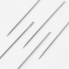 Иглы швейные, самовдеваемые, d=0.83 мм, 3.6-4.2 см, набор 12 шт. - Фото 2