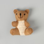 Мочалка для тела детская Доляна «Мишутка», сизаль, цвет МИКС - фото 6502419