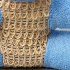 Мочалка - игрушка детская Доляна «Мишутка», сизаль, для купания, 10.5×11.5 см, голубая - Фото 9