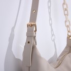 Сумка женская на молнии, цвет молочный - фото 40276381