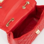 Сумка женская на клапане, цвет красный 7110592