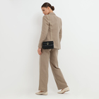 Сумка-мессенджер на клапане, цвет чёрный - фото 24116165