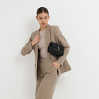 Сумка-мессенджер на клапане, цвет чёрный - фото 24116166