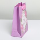 Пакет подарочный ламинированный, упаковка, «Полевые цветы», S 12 х 15 х 5,5 см - Фото 2