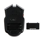Мышь Luazon MB-2.6, беспроводная, оптическая, 1600 dpi, 2xAAA (не в компл.), USB,черно-серая - фото 6502496