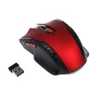 Мышь Luazon MB-2.6, беспроводная, оптическая,1600 dpi, 2xAAA (не в компл.),USB,черно-красная - фото 51300378 Мышь Luazon MB-2.6, беспроводная, оптическая,1600 dpi, 2xAAA (не в компл.),USB,черно-красная - фото 51300378