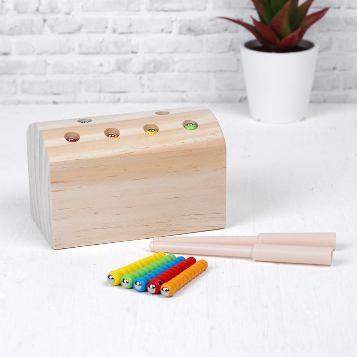 УЦЕНКА Рыбалка магнитная «Весёлые червяки» - Фото 1