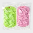 Форма для выпечки Доляна «Арбузные дольки», силикон, 19×11×1.5 см, 6 ячеек (4×2.5 см), МИКС - Фото 7