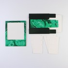 Коробка для конфет, кондитерская упаковка, 16 ячеек, «Малахит» 17.7 х 17.7 х 3.8 см (комплект 5 шт) - фото 24011795