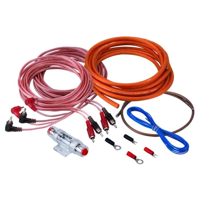 Комплект проводов DSD DAK-410G 4×5mm2 д/усилителей - Фото 1