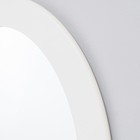 Зеркало настенное, овальное, белое 37,5х57,5 см, зп=29,5х49,5 см - Фото 2