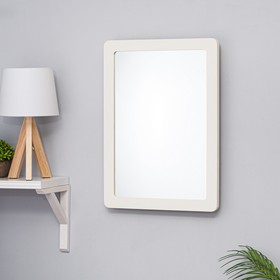 Зеркало настенное "Симпл", 40х55 см, белое