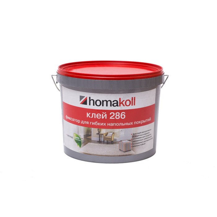 Фиксация Homakoll 286 для гибких напольных покрытий, 150-200 г/м2, 1 кг