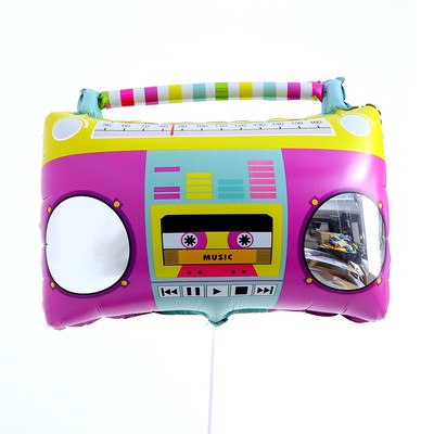 Воздушный шар фольгированный 24" «Магнитофон», фигура