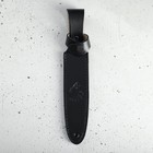 Чехол для ножа "Пламя" под лезвие 15 см, кожа - фото 320016139