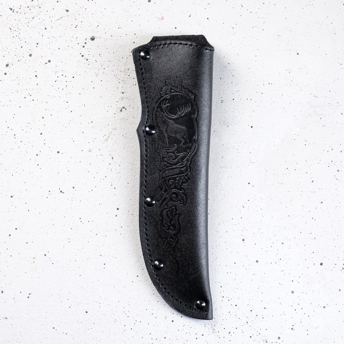 Чехол для ножа, под лезвие 21 см, кожа - фото 1905889067