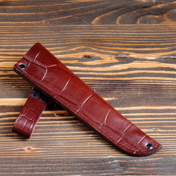 Ножны "Якутские" под лезвие 20 см, кожа - фото 1905889079