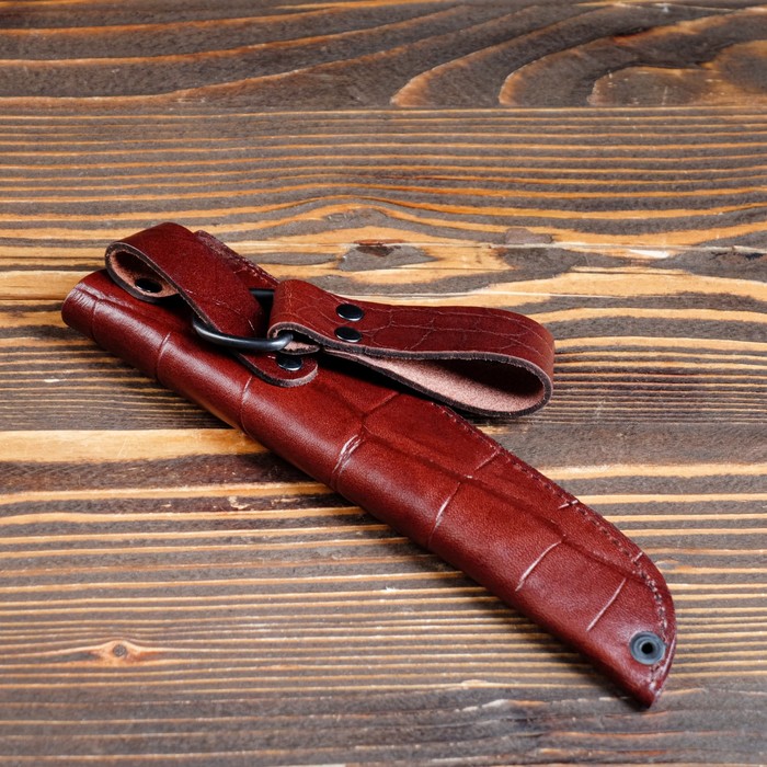 Ножны "Якутские" под лезвие 20 см, кожа - фото 1905889080