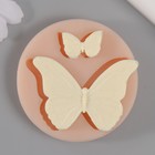 Молд силиконовый "Бабочки" 5х3,5 см; 1,8х1,2 см МИКС - фото 318708497