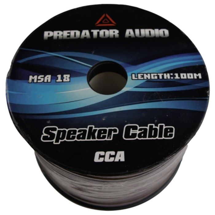 Акустический кабель Predator Audio CCA 2*075 18GA (бухта 100м) - Фото 1