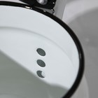 Чайник, 2 л, эмалированная сталь, деколь МИКС, белый - Фото 4