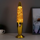 Светильник «Золотая ракета» лава, блёстки, Е14 h=35 см RISALUX - Фото 2