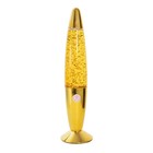 Лава - лампа RISALUX «Золотая ракета», Е14-R39, 30 Вт, от сети 220 В, золотистая, 10×10×35 см - Фото 4