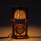 Светильник деревянный "Волшебный колокольчик" h=32 см, 15Вт, 220V - Фото 2