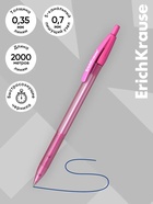 Ручка шариковая ErichKrause. R=301 Spring Matic, автоматическая, синий стержень, узел 0.7 мм, МИКС - Фото 2