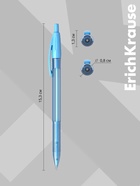 Ручка шариковая ErichKrause. R=301 Spring Matic, автоматическая, синий стержень, узел 0.7 мм, МИКС - Фото 3