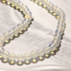 Бусины на нити шар №6 «Лунный камень» (65 бусин) 7452712