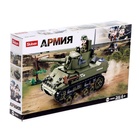 Конструктор Армия ВОВ «Танк М3 Стюарт», 344 детали - Фото 6