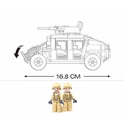 Конструктор Модельки «Боевой джип», 265 деталей - Фото 2