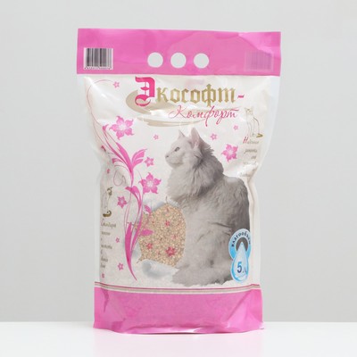 Наполнитель минеральный с добавлением Силикагеля «Экософт-Комфорт», 5 л