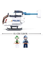 Конструктор Полиция «Вертолет», 161 деталь - Фото 2