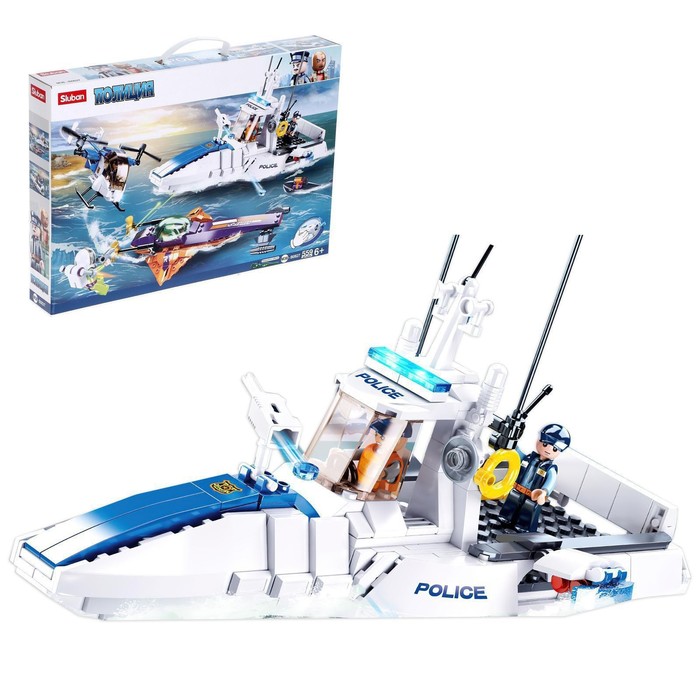 Конструктор Полиция «Береговая охрана», 559 деталей - Фото 1