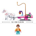 Конструктор «Розовая мечта. Сани с лошадкой», 149 деталей - Фото 2