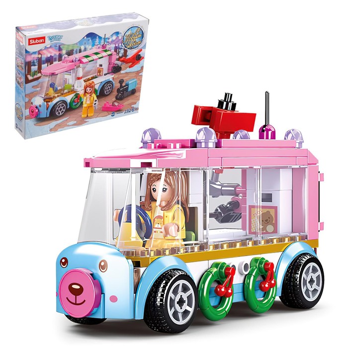 Конструктор «Розовая Мечта. Минивэн», 143 детали - Фото 1